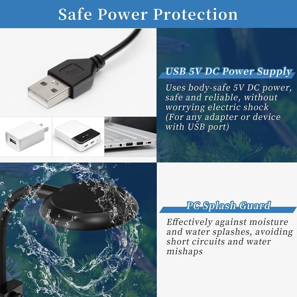 How Our Tiny USB Aquarium Light Transformed Small Tank Views