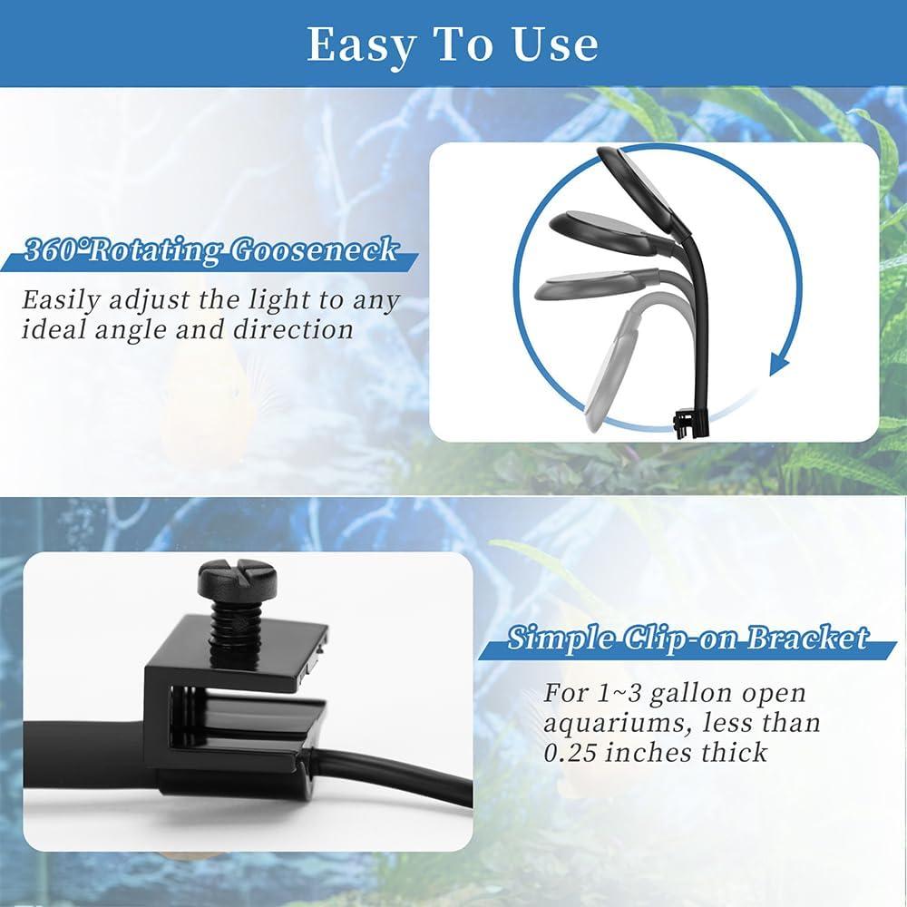 How Our Tiny USB Aquarium Light transformed Small Tank Views