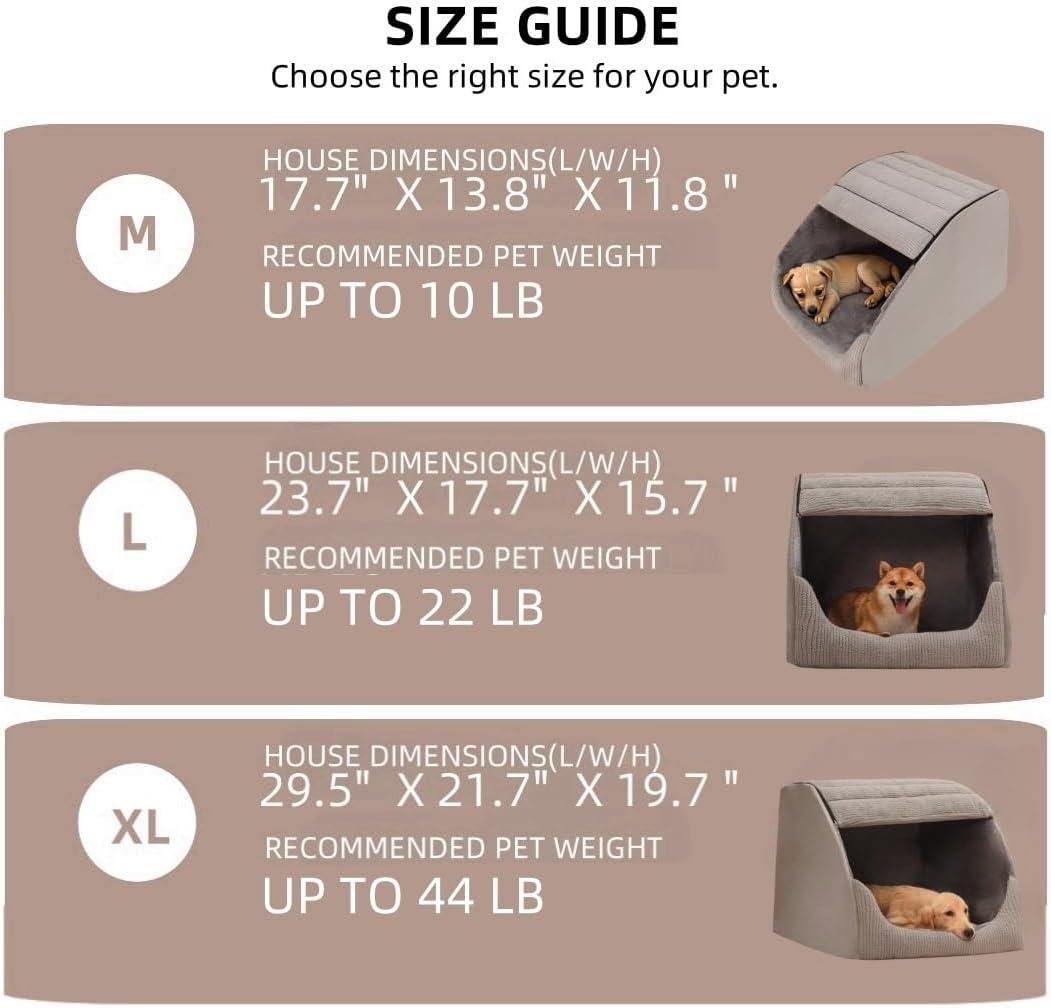 How Our Big Dogs Finally Found the Cozy Cave They Deserve