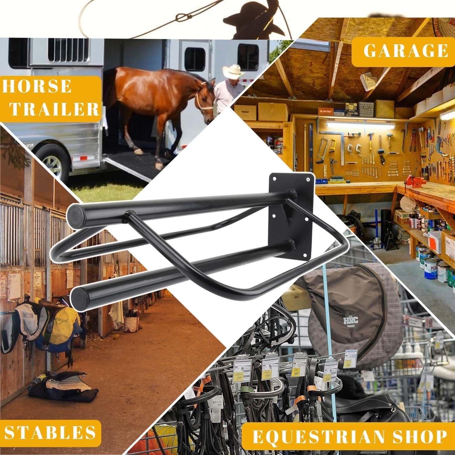 How Our Stable Stayed Tidy with This Heavy-Duty Saddle Rack
