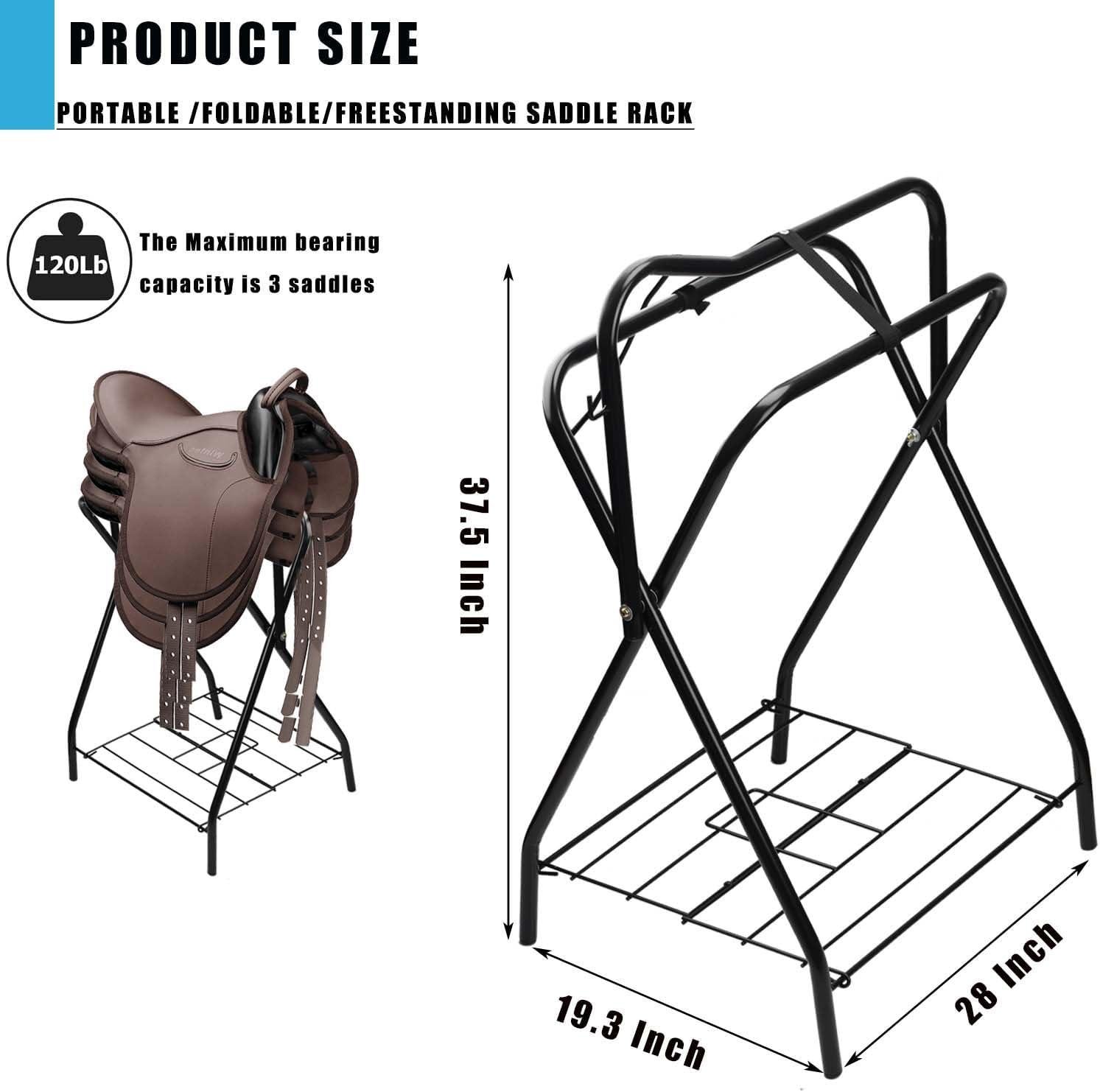 The Portable ⁣Saddle Stand Helping Us Keep ⁣Tack Organized and Safe