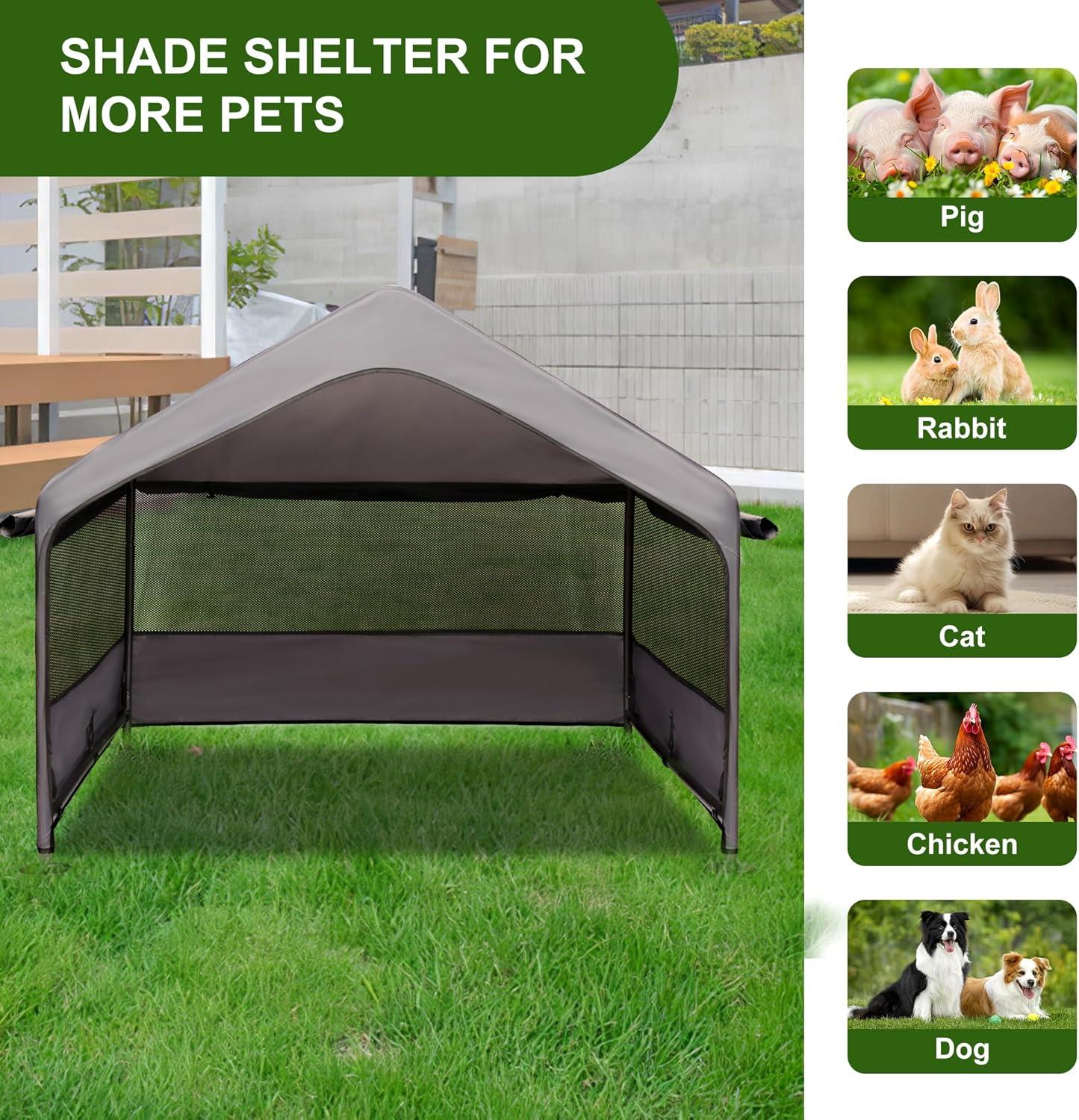 how Our Large Dog’s Outdoor Comfort Soared with This Breathable Shelter