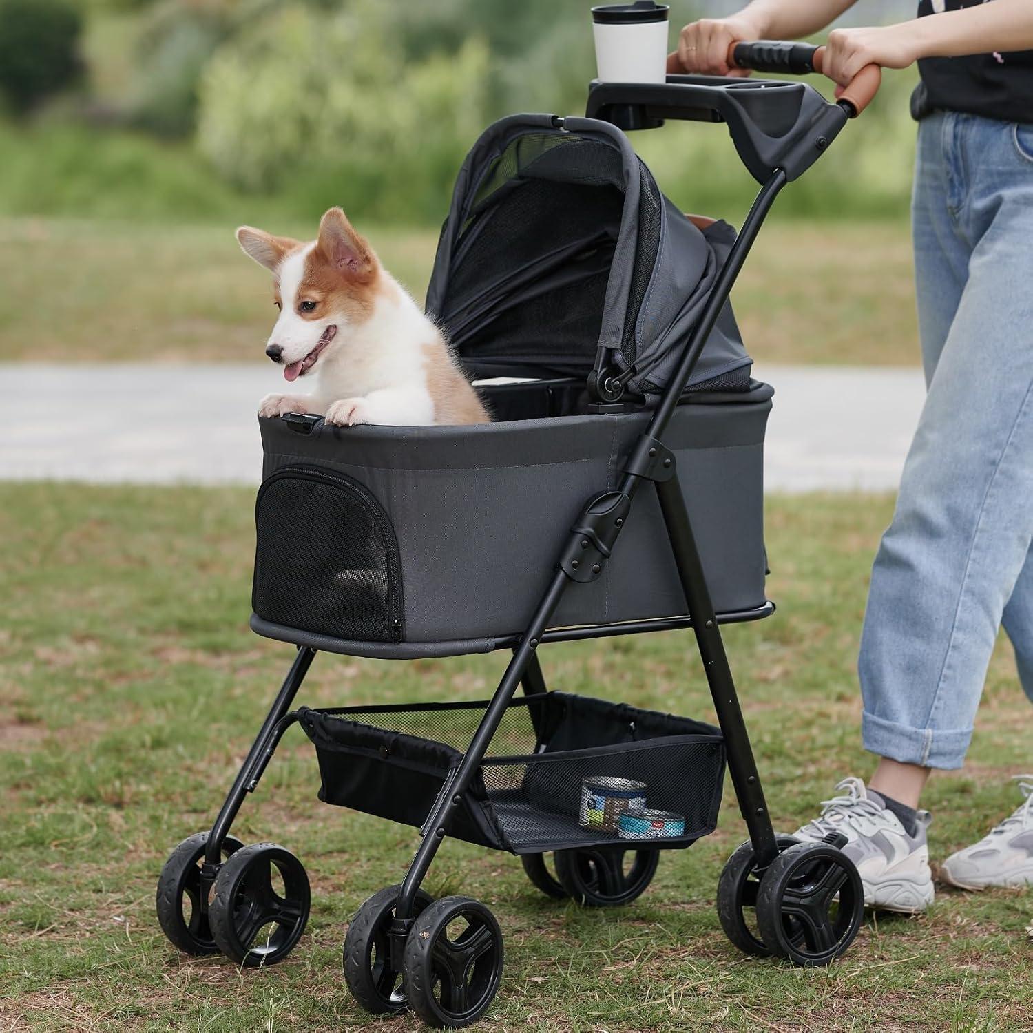 how Our 3-in-1 Pet Stroller Simplifies Every Adventure Together