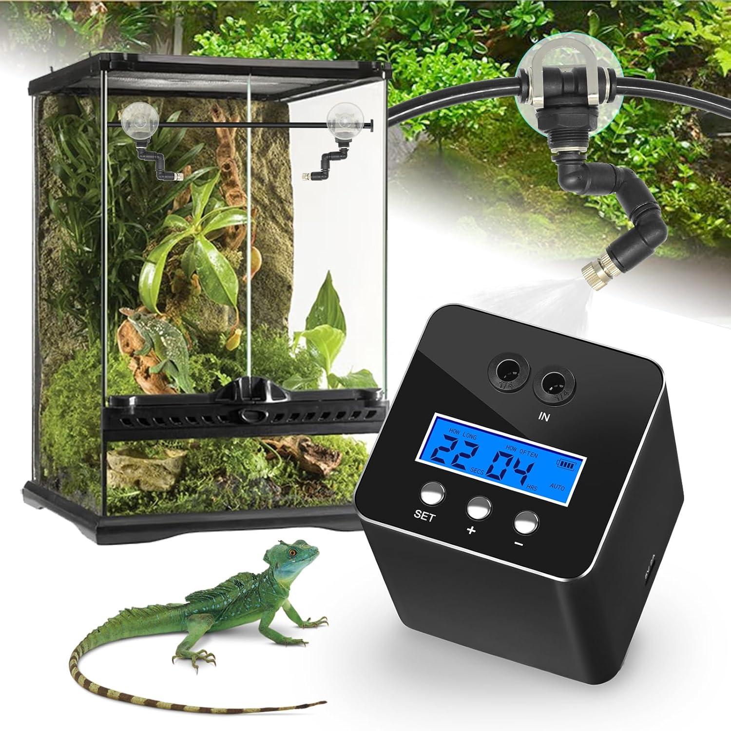How ​Our Reptile Habitat Thrived with⁣ Smart Misting Control