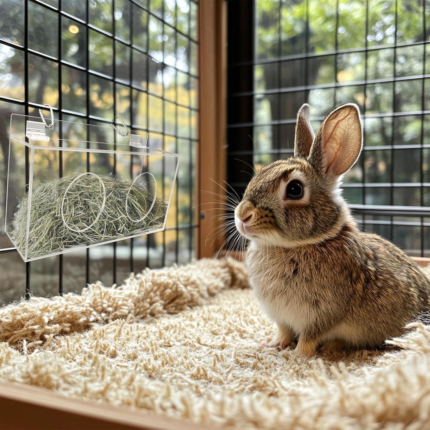 How Our Pets Thrive With This Space-Saving, Mess-Free Hay Feeder