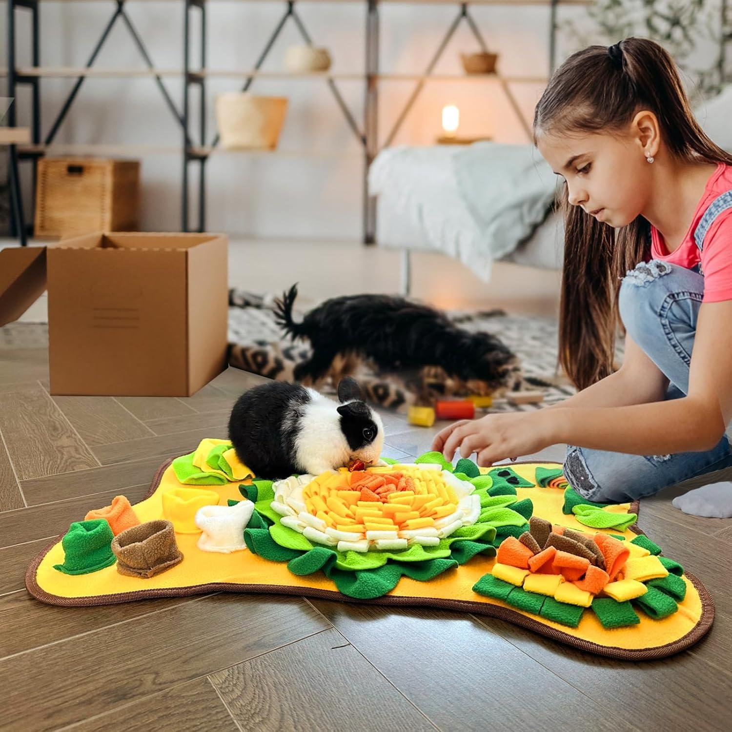 How Our Pets⁢ Stay Happy and Busy with This Cozy⁣ Foraging Mat