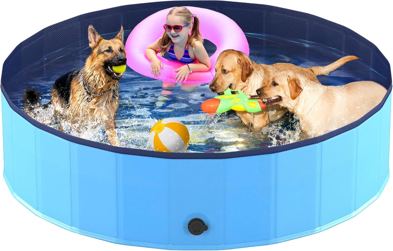 Our ‍Pets’ New favorite Splash spot: Easy, Portable, and Durable Pool