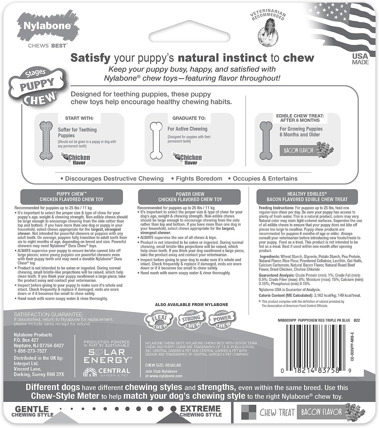 How Our Puppy's teething Pain Faded with Tasty Chew Toys