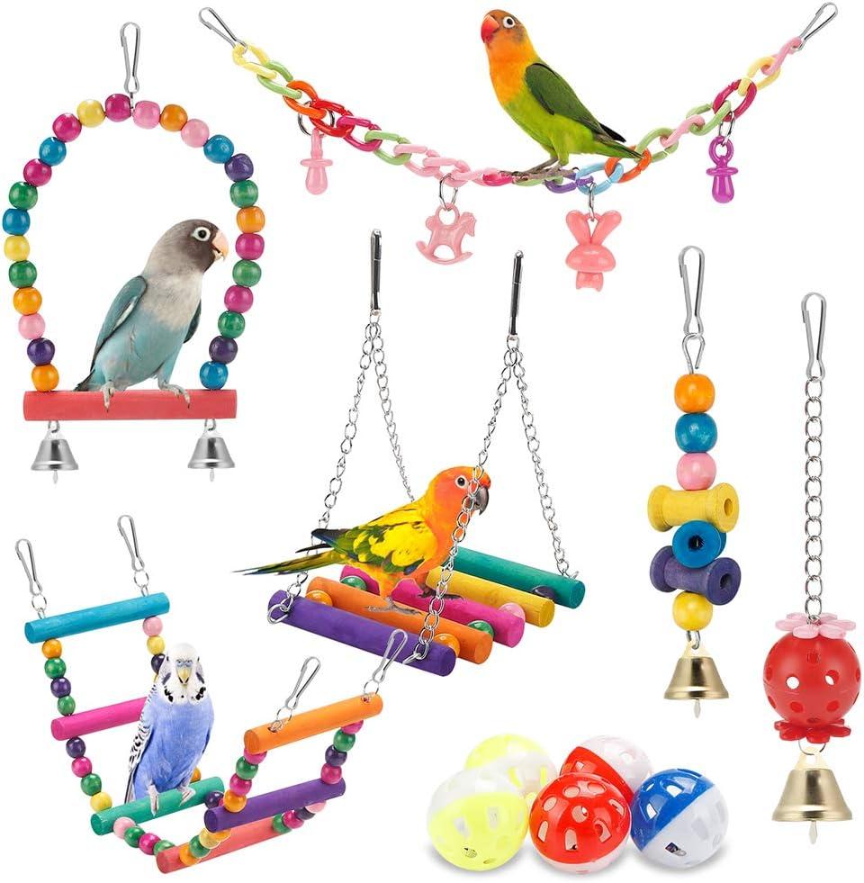 Top Bird Toys & Perches⁤ for Parrots,Conures,and Poultry