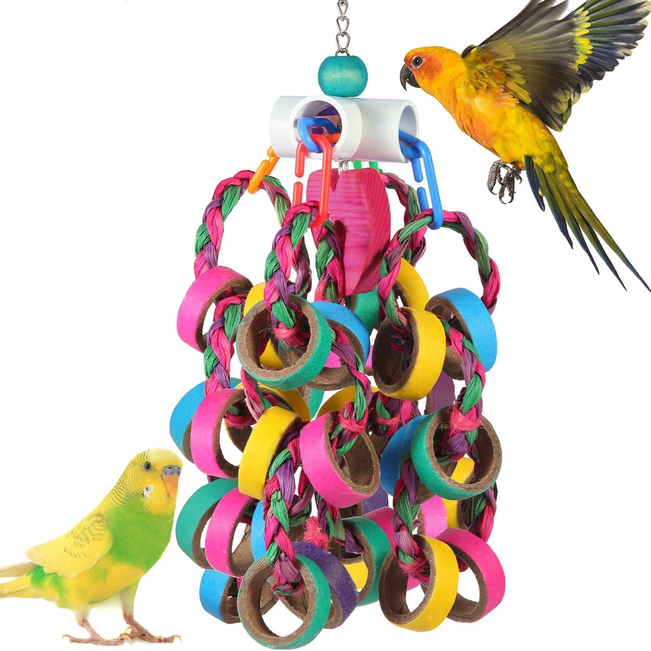 Top Bird⁤ Toys for Shredding,Foraging & Chewing Fun 2024