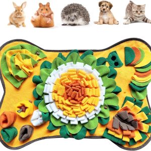 How Our Pets Stay Happy and Busy with This Cozy Foraging Mat
